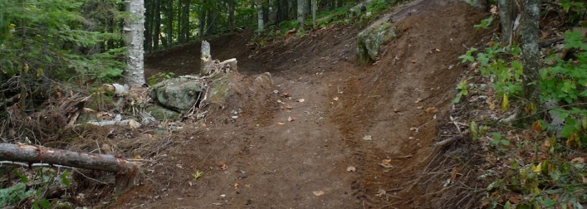 Looking down the top section of Natty Tread