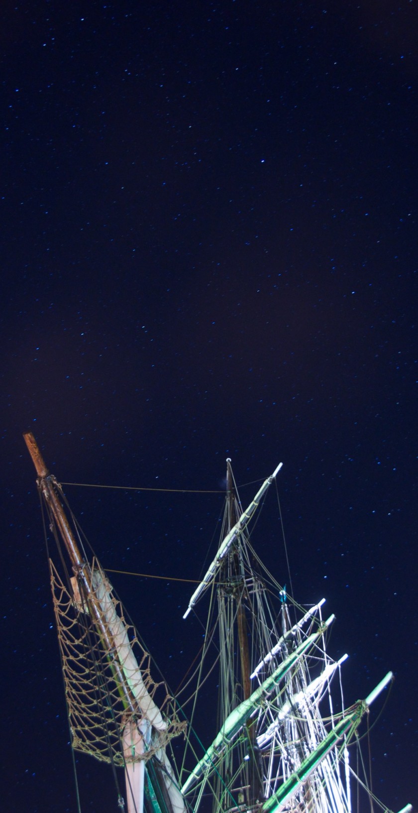 Bounty bow at night