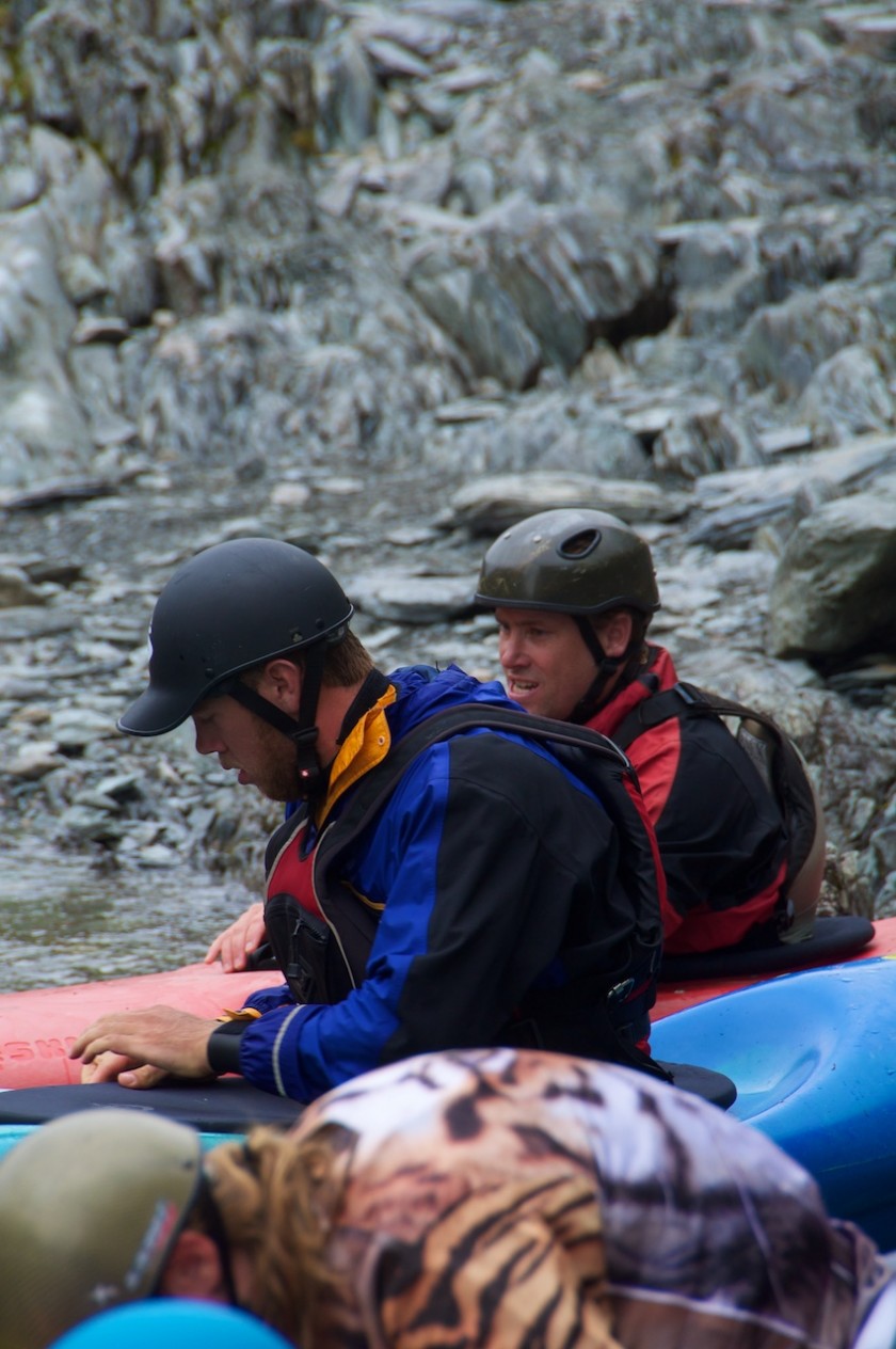 Ryan and Daniel at the start of the K-Bomb Duo Race