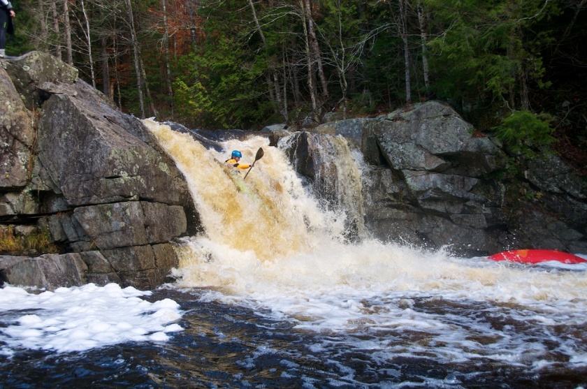 Mike running Slip and Slide