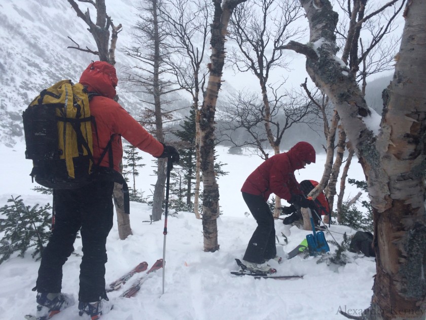 Beacon Practice at Chimney Pond