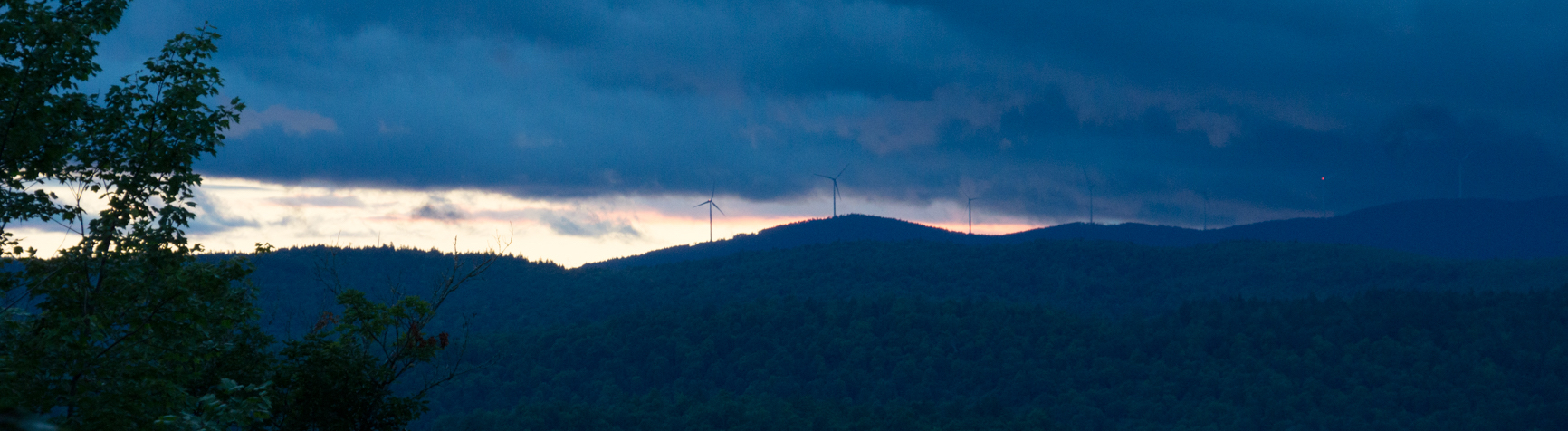 Sunset over the Northern White Mountains