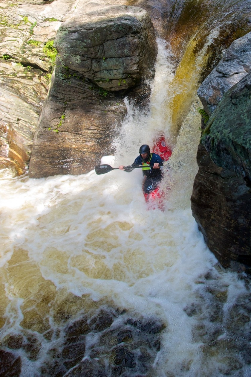 Jeff dropping Frenchman's on the Bull Branch of the Sunday River 3